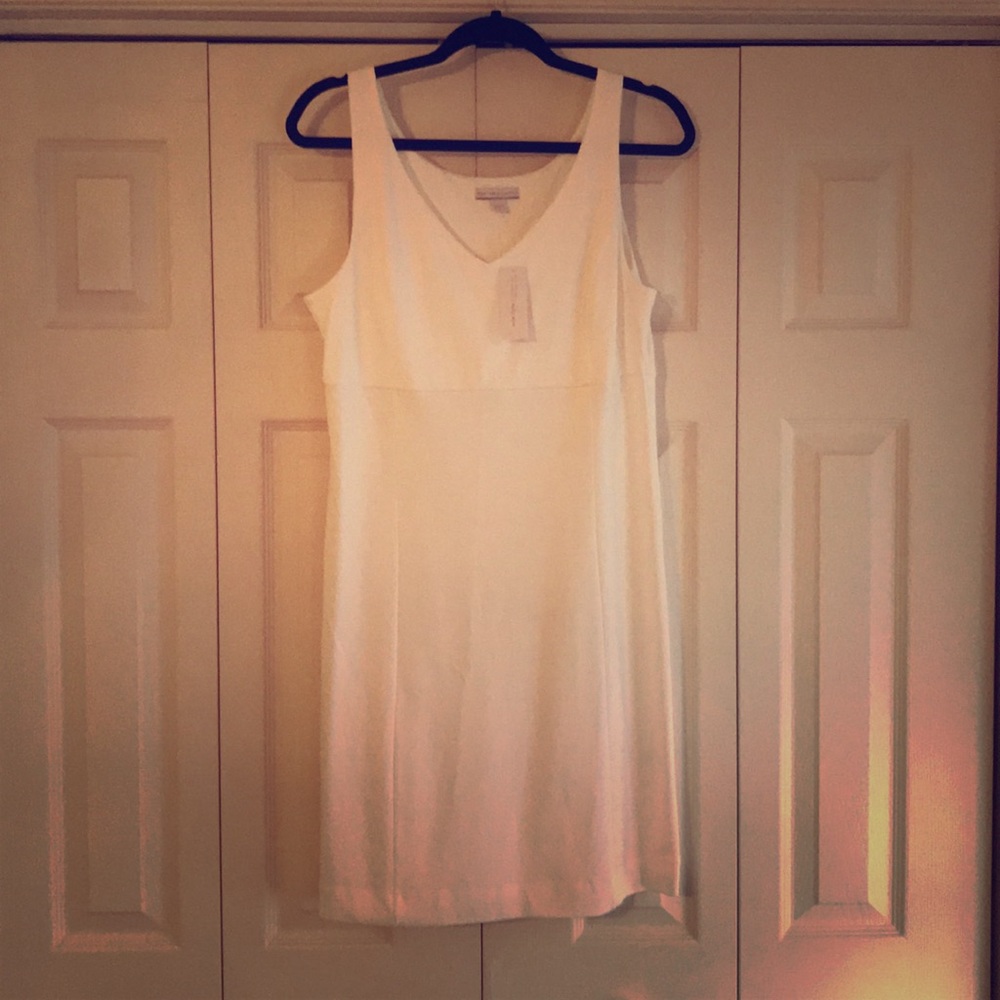 Women’s New York & Company white dress.